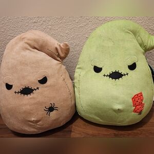 Two Rare 16" Oogie Boogie Squishmallows, Green is NWT and Brown is NWOT